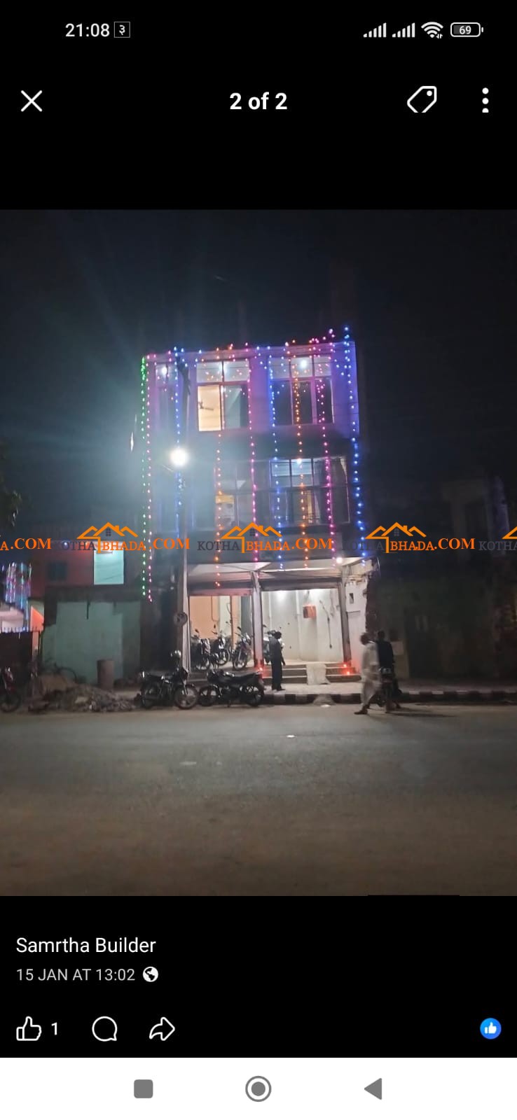 2BHK flat available for rent in Janakpur, Bansi Chowk (Main Road)